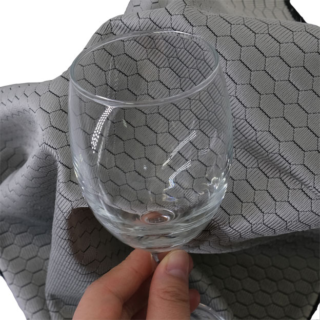 Professional Microfiber Wine Glass Fine Polishing Cloth